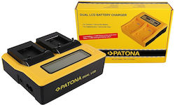 Patona Dual Lcd Usb Ladegerät Für GoPro Ahdbt-301 Ahdbt-302 Held 3 Held 3+