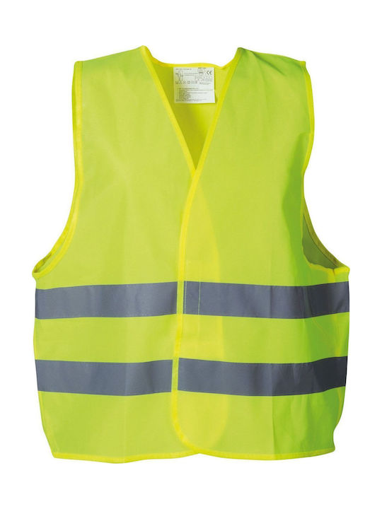Stenso Men's Safety Vest with Reflective Film Yellow