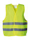 Stenso Men's Safety Vest with Reflective Film Yellow