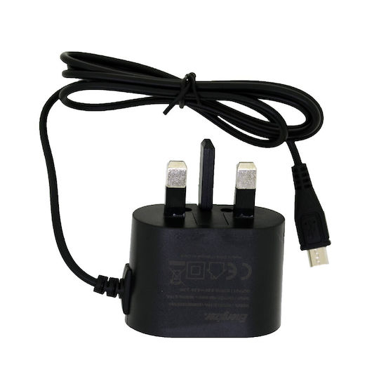 Energizer Φορτιστής Χωρίς Καλώδιο και Καλώδιο micro USB Μαύρος (46891-OC)