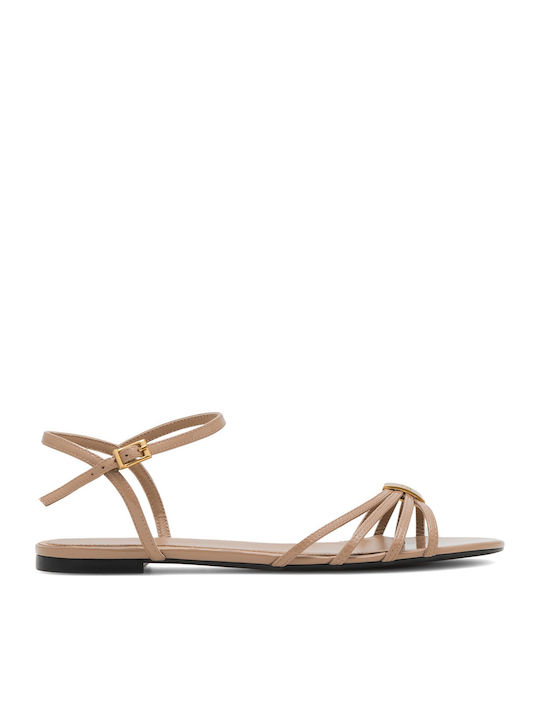 Gino Rossi Flache Sandalen für Damen in Beige F...