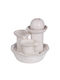 Balance Tabletop Fountain Modern Design Cream Cream Diameter 21cm x Height 24cm