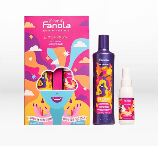 Fanola Kit Celebration Σετ Περιποίησης Μαλλιών για Βαμμένα Μαλλιά με Σαμπουάν 2τμχ