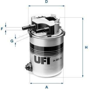Fuel Filter Nissan Qashqai II X-Trail Renault 1.5-1.6 2409504-137