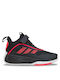 Ownthegame 3.0 Mid Kids Sports Shoes Basketball with Hoop & Loop Closure Black