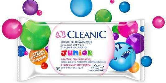 Cleanic Μωρομάντηλα χωρίς Οινόπνευμα & Parabens 15τμχ