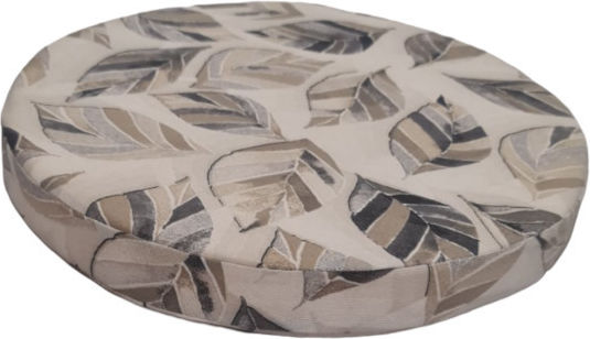 Politishome Garden Chair Cushion Round Round Otono Gray 42x42cm