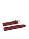 Kuki Lederriemen Rot 12mm