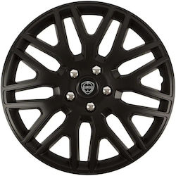 Versaco Автомобилни Чаши Dakar Nc 16" С Марка Lancia 4 Бройки Черни VERS-00650261 Versaco Автомобилни Чаши Dakar Nc 16" С Марка Lancia 4 Бройки Черни VERS-00650261