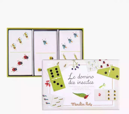 Brettspiel Domino - Insects Moulin Roty
