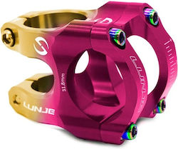 Lunje Handlebar Stem A-head 31.8 Yellow-Pink