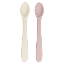 Smyk Baby Löffel Set aus Silikon Rosa 2Stücke