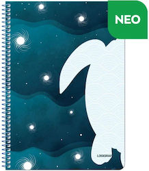 Logigraf Spiral Notebook Ruled A4 60 Paper Sheets Various Designs