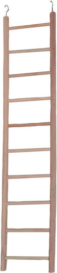Σκάλα Παπαγάλους Flamingo Escada Ladder Light Brown 10 Steps 19,3x2,2x96cm