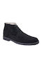 Leder Schwarz Herrenstiefel