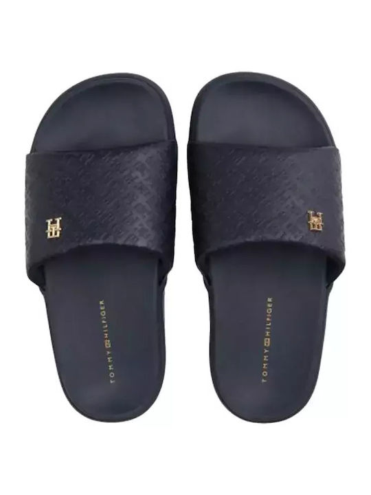 Tommy Hilfiger Women's Platform Slides Blue FW0FW08526-DW6