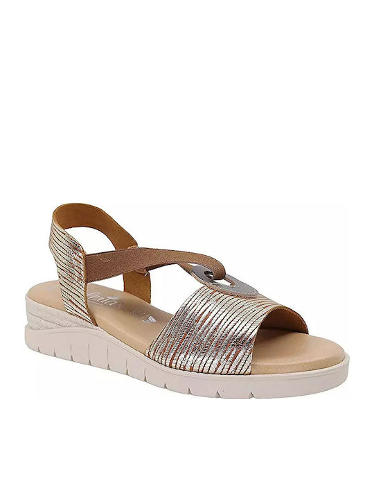 Anatomic Women's Leather Platform Shoes Tabac Brown