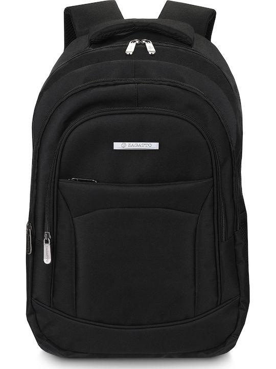 Zagatto Tasche Rucksack für Laptop 17.3" in Schwarz Farbe ZG700