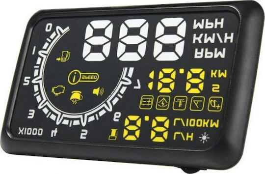 Instrument digital Head Up Display Pentru mașină pentru montare pe Tabloul de bord