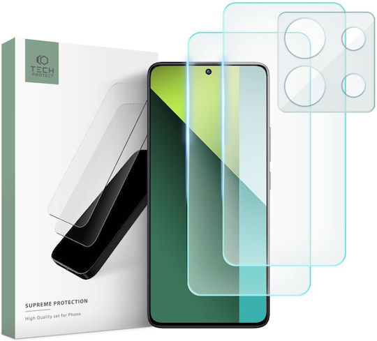 Tech-Protect Supreme Комплект Закалено Стъкло 2 Броя (Redmi Note 13 Pro 5G / Poco X6)