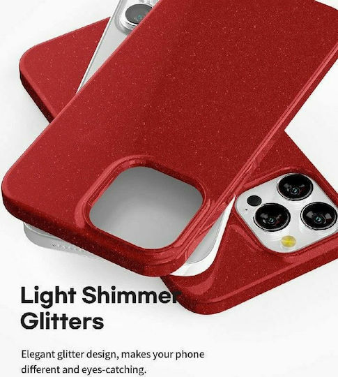 Jelly Umschlag Rückseite Silikon Rotes iPhone 13 Pro