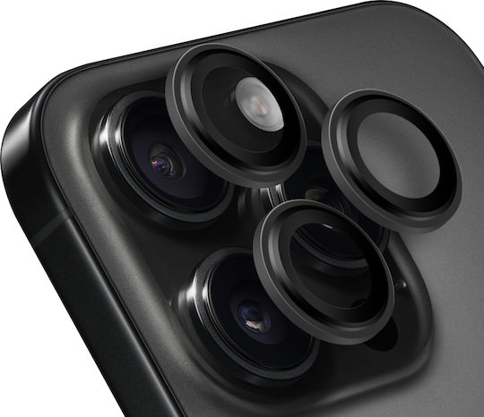 Obal:Me Camera Protection Tempered Glass Black for the Apple iPhone 16 Pro, iPhone 16 Pro Max