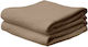 Fragente Set 6 Hotel Bathroom Towels 160x80 cm Beige