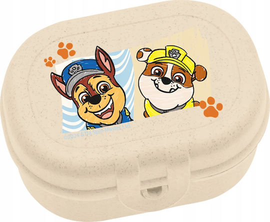 Paw Patrol Пластмасово детско контейнерче за храна Бежов