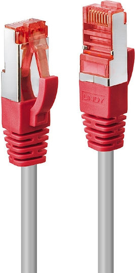 Lindy S/FTP Cat.6 Gigabit Ethernet Network Cable 15m Gray