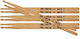 Vic Firth Μπαγκέτες Ντραμς σε Πορτοκαλί Χρώμα