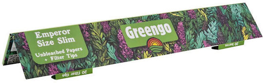 GreenGo Size Foițe de Țigări Rulate Slim 20 foi 1buc