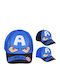 Kids' Hat Jockey Fabric Blue