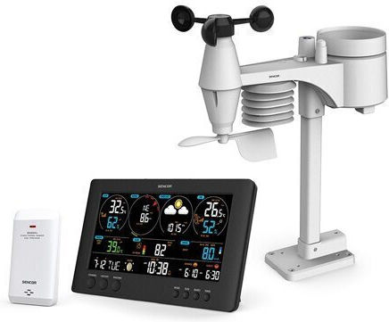 Sencor SWS 12500 SENC Wireless Digital Weather Station Tabletop Black