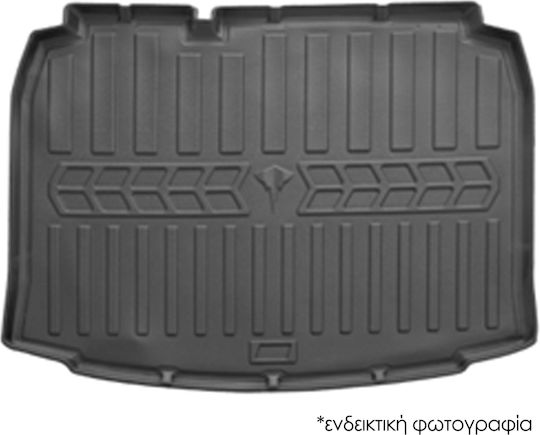 Race Axion Car Mat Trunk Raised Sides Type for Peugeot 3008 2022 Black