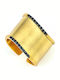 ANO by ARTE Ring with Zircon made of Silver Gold Plated