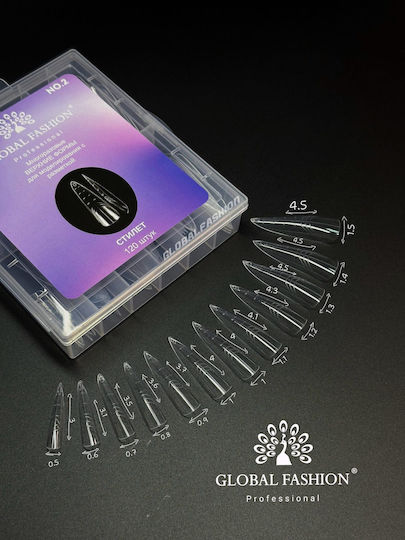 Forme Duble Pentru Unghii False Stiletto Global Fashion