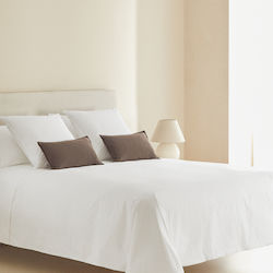 Set Hotel Sheets 300tc King Size Cotton Satin Luxury 4 Pieces White 240x260cm Set Hotel Sheets 300tc King Size Cotton Satin Luxury 4 Pieces White 240x260cm