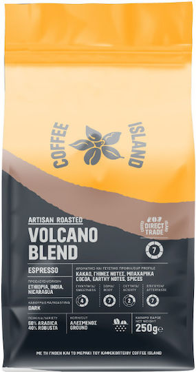 Coffee Island Καφές Espresso Αλεσμένος 250gr