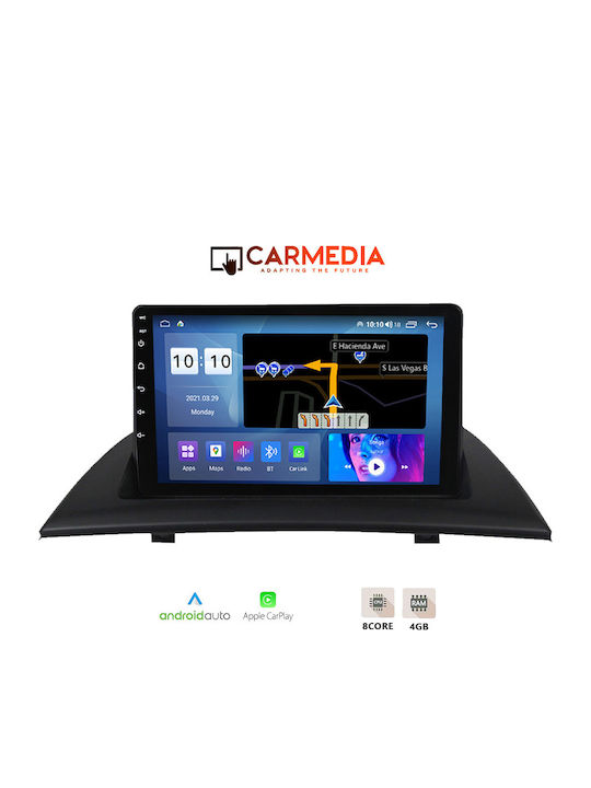 Carmedia Car Audio System for BMW X3 (E83) 2003-2010 (Bluetooth/USB/WiFi/GPS/Apple-Carplay/Android-Auto) with Touch Screen 9"