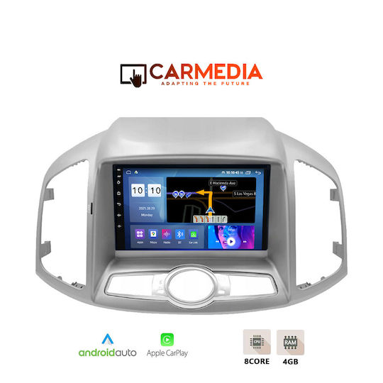 Carmedia Car Audio System for Chevrolet Captiva 2012 (Bluetooth/USB/WiFi/GPS/Apple-Carplay/Android-Auto) with Touch Screen 9"