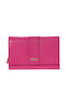 Leather Women's Wallet Classic with RFID Fuchsia