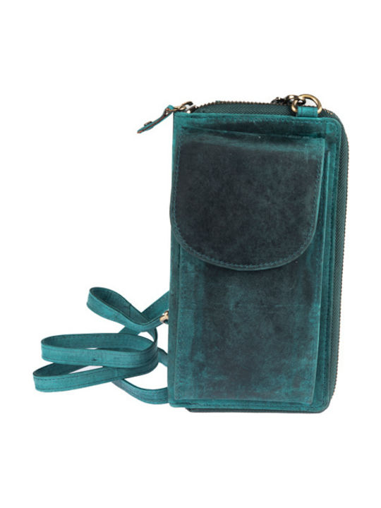 Leather Women's Wallet Classic Green