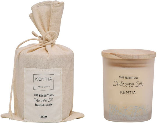 Sense 25 Delicate Silk Aromatic Candle Perfume Merry Wishes Kentia Glass 160gr