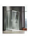 Axis Cabinet Duș cu Glisare Ușă 110x110cm Sticlă curată