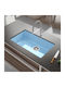 Apell Crpb071 Chiuvetă De Bucătărie Drop-In Din Granit Lichid 71x40cm Albastră