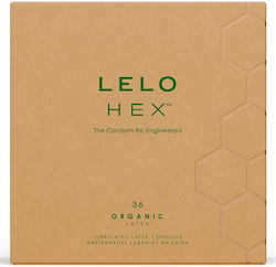 Lelo Kondome Hex 36 Stück 54mm Natürlich