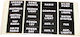 Marine Town Small Adhesive Labels in Black Color 28x12mm