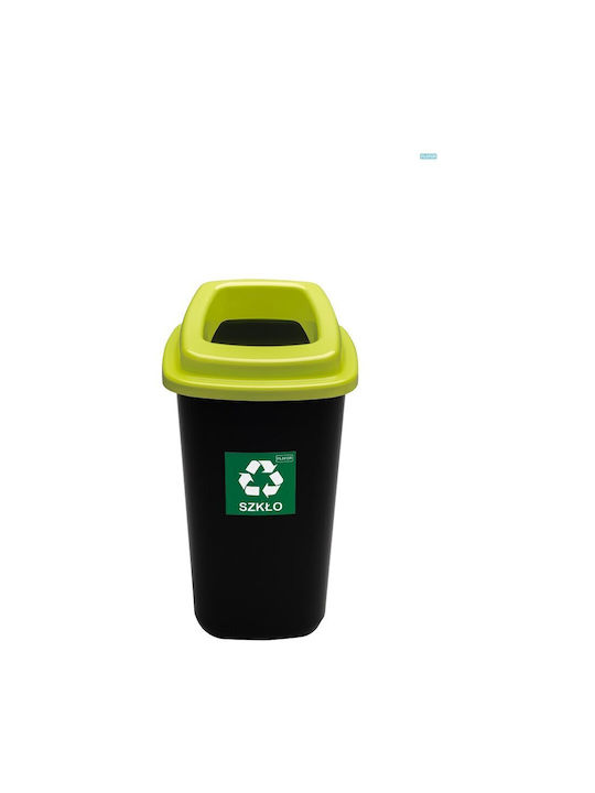 Plafor Abfalleimer Recycling Kunststoff Schwarz 45Es 1Stück