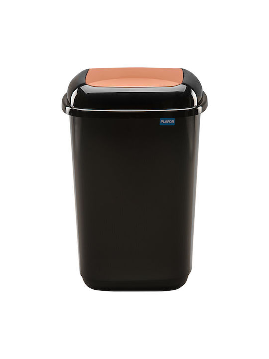 Plafor Κάδος Ανακύκλωσης Πλαστικός Μαύρος 45lt