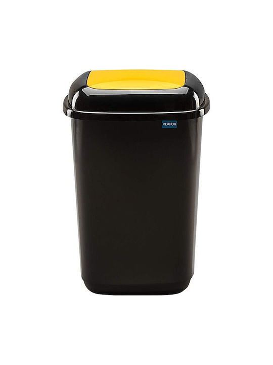 Plafor Κάδος Ανακύκλωσης Πλαστικός Μαύρος 45lt